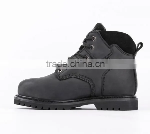 Goodyear Welt Safety Shoes Buffalo Leather Safety Shoes SJ273 photo-3