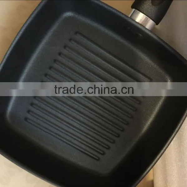 Eco-Friendly Featured and Stocked Frying Pan Type Aluminum Nonstick Grill Pan photo-2