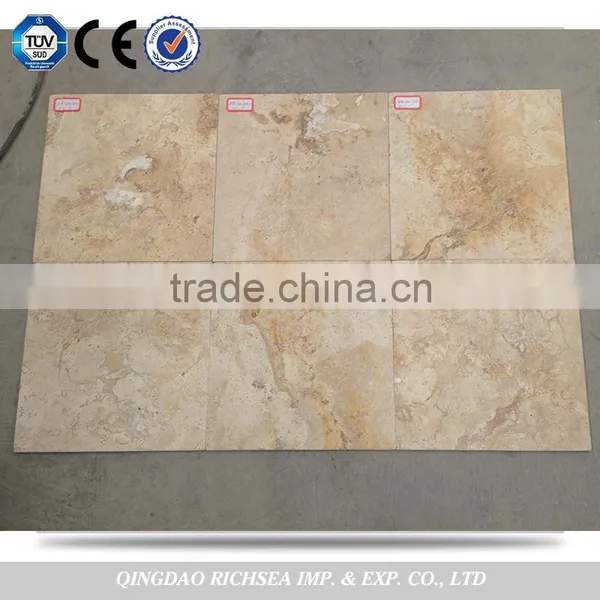 Polished Yellow 60*60 Travertine Tiles photo-4