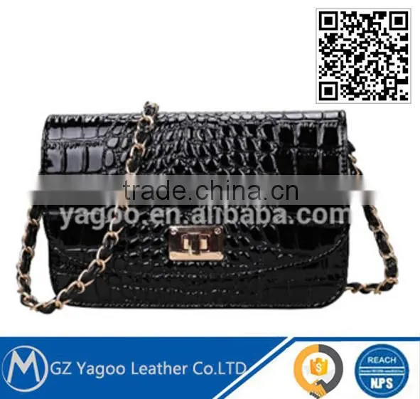 High Standard Sexy Mini Shoulder Bag Clutch Croco Bag photo-3