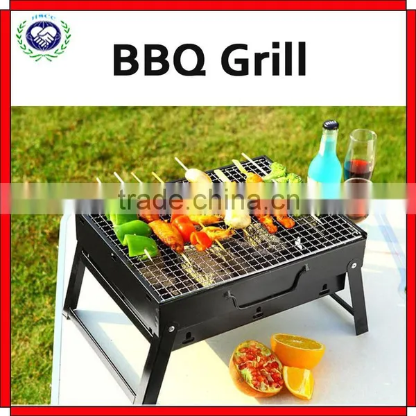 Stainless Steel Mini Charcoal Rotisserie BBQ Grill For Party photo-2