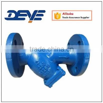 Light Weight Economic Y Strainer With Standard ANSI 125S Hydraulic Oil Gas Water