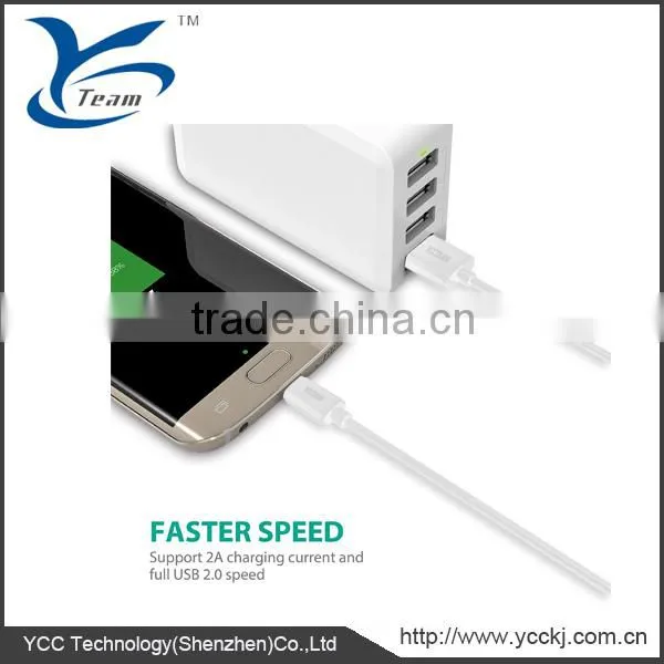 White Color Rapid Charging Cable Micro USB to USB Use for Android, Samsung, HTC, Motorola, Nokia Etc. photo-5