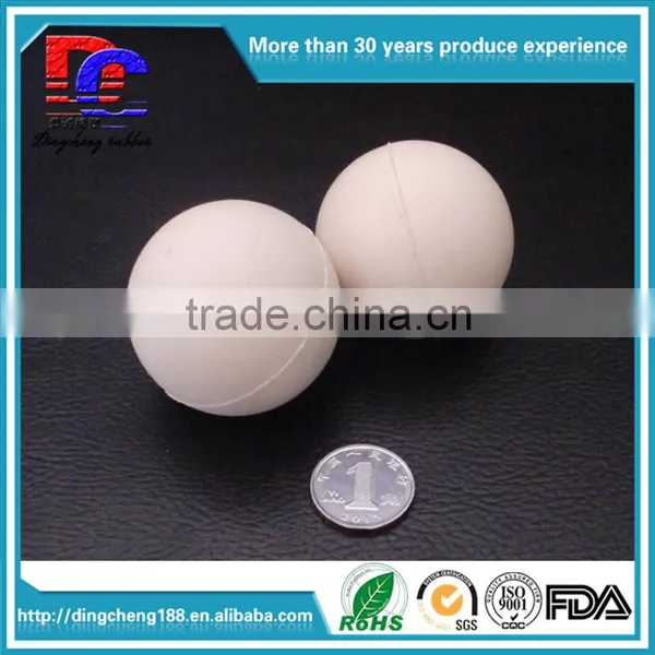 15mm White High Quality Rubber Ball Soild Ball Large Stock photo-5