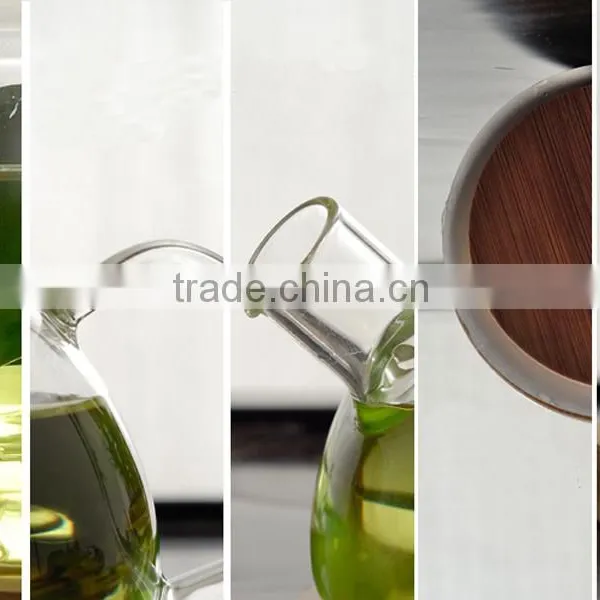 Top Quality 600ml Bamboo Lid Teapot Chinese Borosilicate Heat Resistant Teapot Glass Teapot photo-4