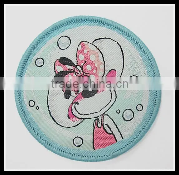 2016 Mickey Custom Pvc Rubber Custom Embroidery Woven Patches