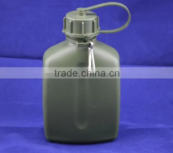 High Quality PE 1000ml/1L Military Water Canteen Made of Plastic Water Canteen Bottle photo-3