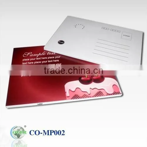 Promotional Items Voice Recording Postcards, USB Postcards for Wedding Favors photo-2