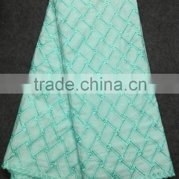 China Factory Price Lace Textile Fabric Cotton Polish Lace for Party Dressing photo-5