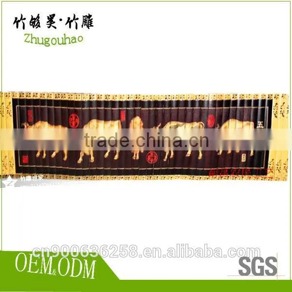 Custom Wall Scrolls / Chinese Style Bamboo Wall Scrolls / Bamboo Slip Scrolls photo-3