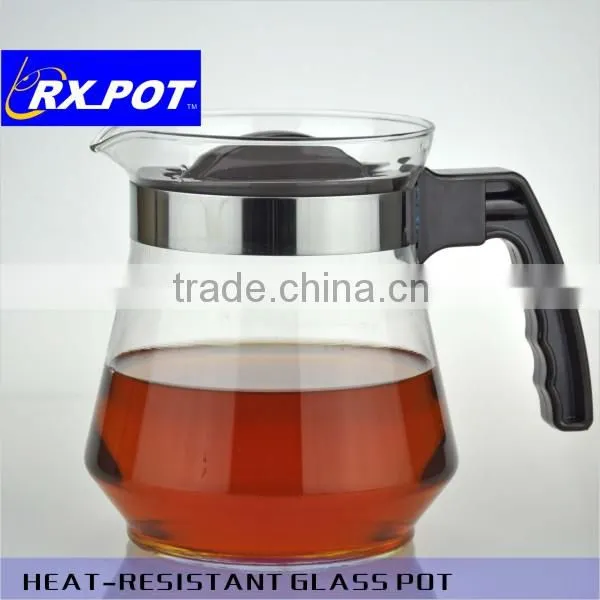 Hot Selling Useful Gift Hand Blown Heat Resistant Borosilicate Glass Coffee Pot 1500T photo-4