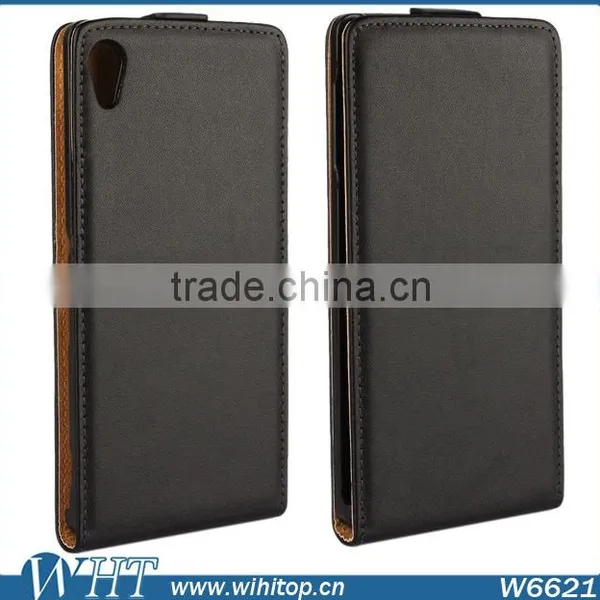 Fancy Cell Phone Case Magnetic PU Leather Vertical Flip Case for Sony Xperia Z4 photo-4