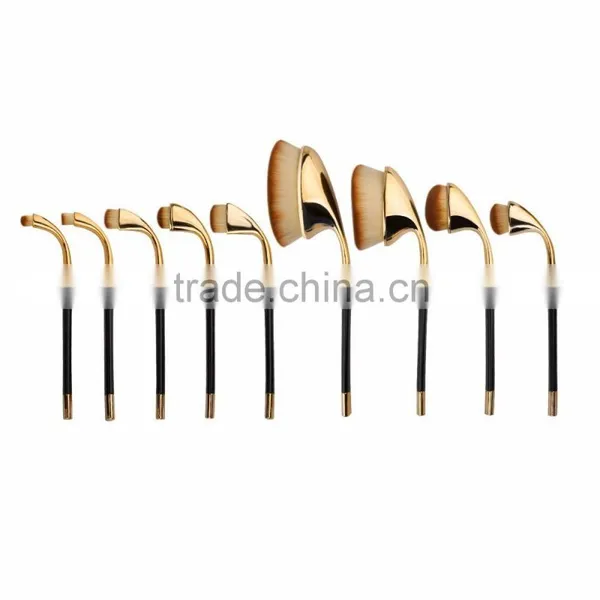 soft rose gold cosmetic brush set new design