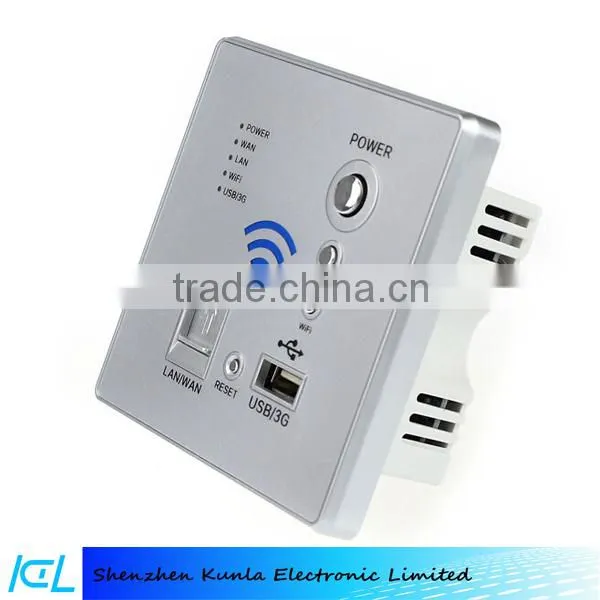 Wholesale Wall Socket USB WIFI Router WIFI AP Wireless WIFI USB Charging Panel Socket photo-3