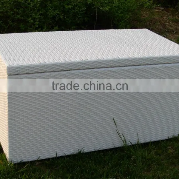White Rattan Storage Box High Quality