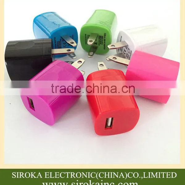 Universal Single Port US Plug USB Home Power Adapter With 5V 1A AC Adapter Charger for Mobile Phones photo-5
