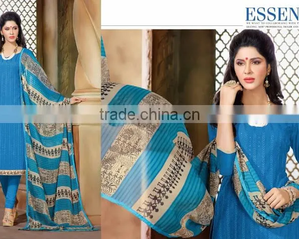 CHANDERI COTTON SALWAR KAMEEZ photo-4