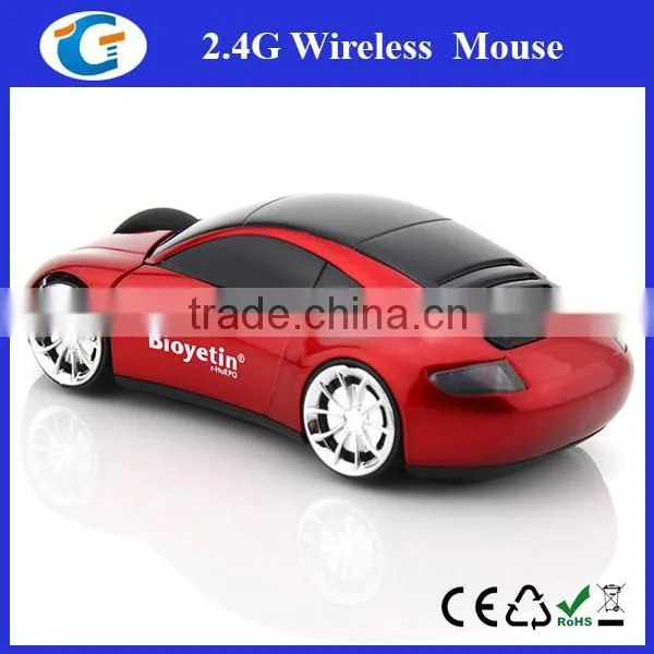Wheeled Scroll Vehicle Shaped Wireless Mouse photo-3