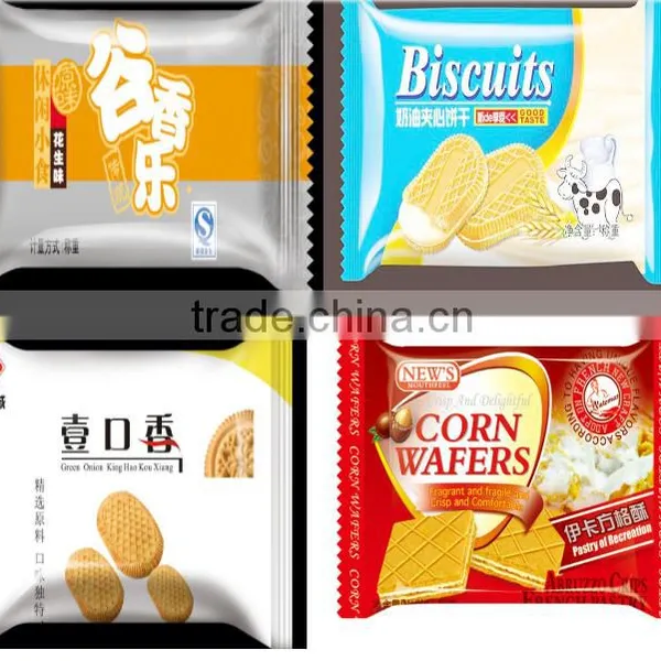 Snacks Food Plastic Packing Bag 3 Sides Sealed Bag for Food Package photo-2