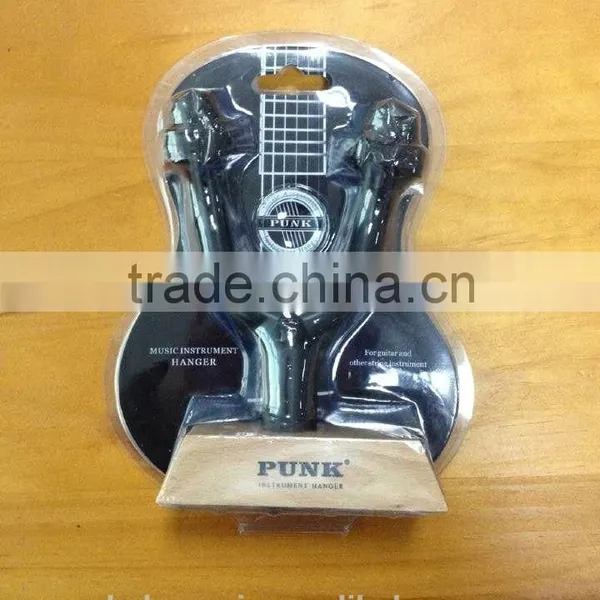 Custom /Stock Long/Short Guitar Hanger / Metal/Wood Music Instrument Wall Hanger In Heart Shape Pasted to Wall photo-4