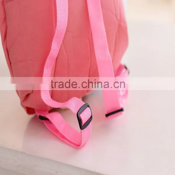 55cm Beautiful Customized Beige Stuffed Plush Phil Doll Backpack With Brown Windbreak&pink Hood photo-4