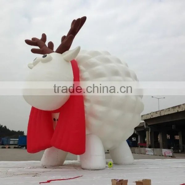 Modern Big Inflatable Cartoon Sheep,inflatable Model for Sale photo-3