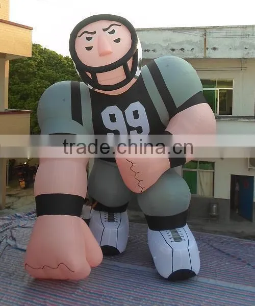 rugby booter ce inflatable toys for sale