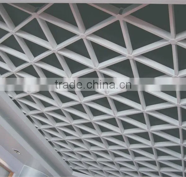 High Strength Suspended Cell Ceiling Aluminum Triangle Open Grid Ceiling photo-5