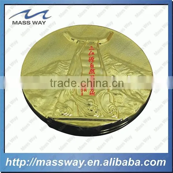 Souvenir Die Casting Zinc Alloy Custom 3D Old Color Pewter Alloy Coin photo-3