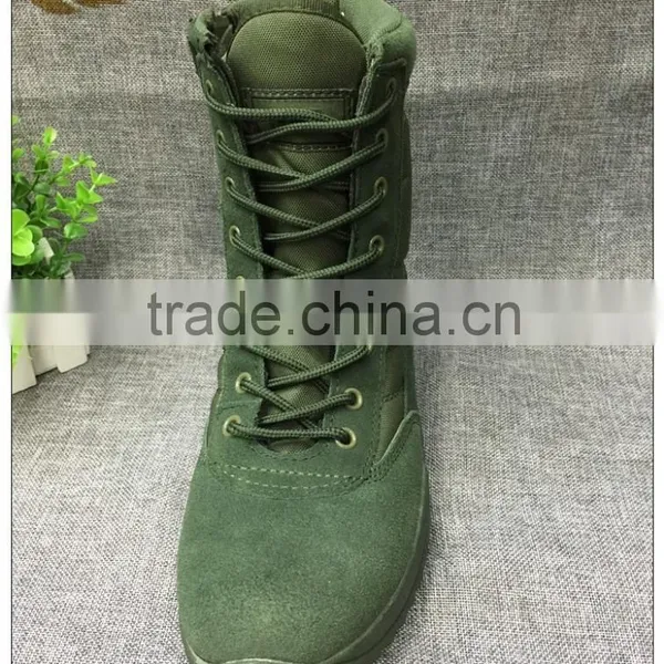 Hot Selling Army Green Leather Tactical Customer Design Military Boots photo-3