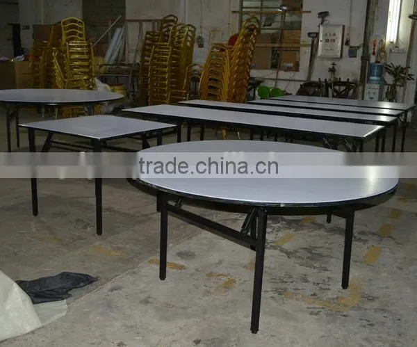 Half Round Folding Dinning Table for Restaurant photo-2