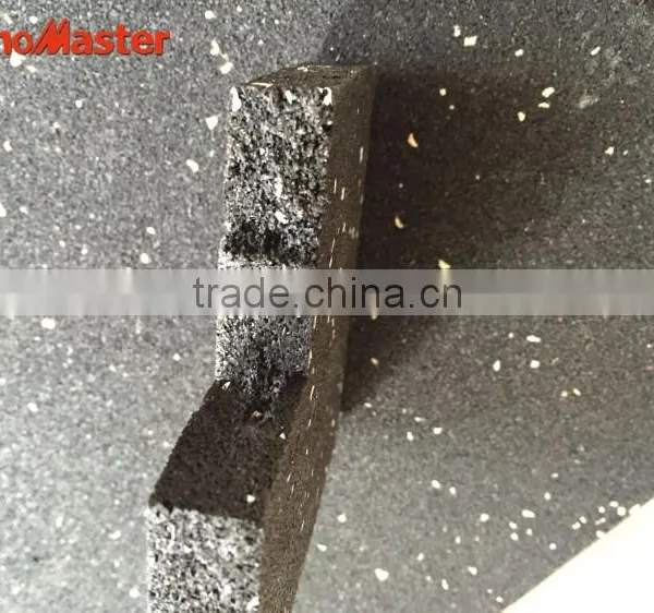 Crossfit Rubber Floor Gym Tile / Factory EPDM Flecks Rubber Floor Tile/rubber Tile for Gym photo-2