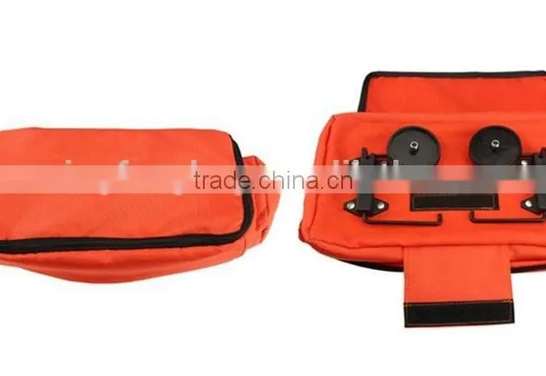 Orange Shoulder Folding Shopping Bags With Wheels GWB021 photo-3