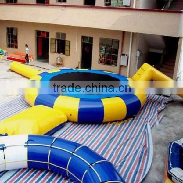 Barry Inflatable Best PVC Inflatable Water Trampoline With Slide From China photo-4