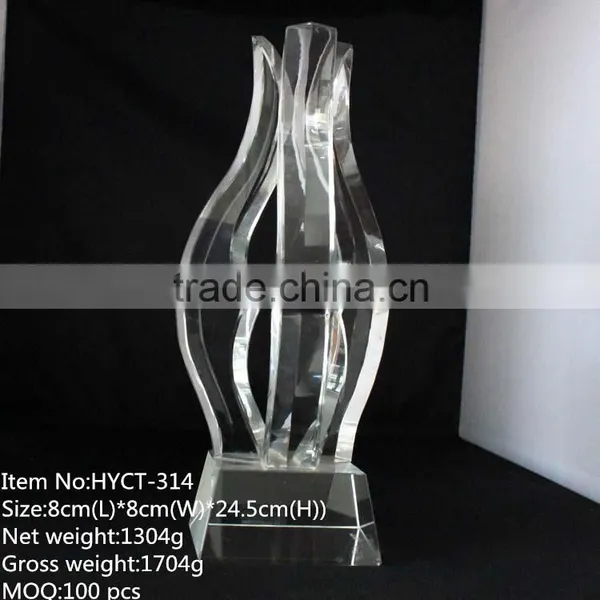 Cheap Creative Custom Pure Handmade Crystal Trophy photo-2