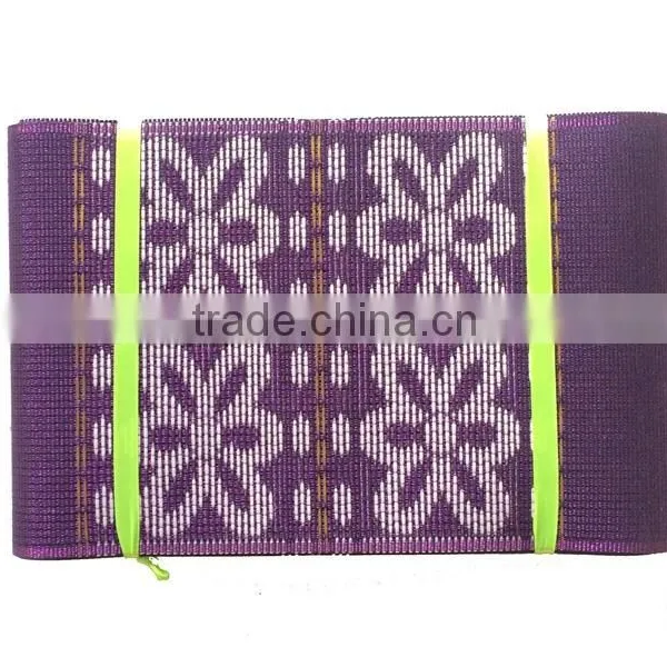 Retail Purple African Headtie Gele / Swiss Head Tie Georges Wrapper for Africans
