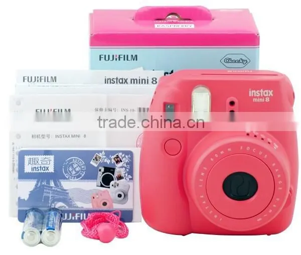Fuji Instax Mini 8 Red Fujifilm Instax Mini 8 Camera Raspberry photo-2