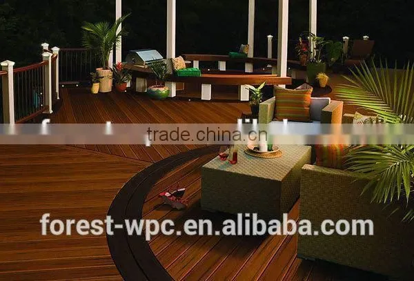 FRSTECH Faux Wooden Flooring Waterproof Solid Wpc Wood Decking photo-2