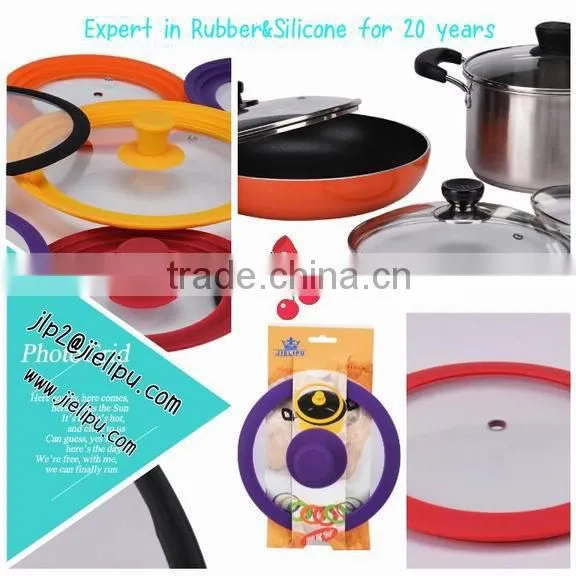 2014 Hot Selling Silicone Cookware Cover for Pan Pot Wok
