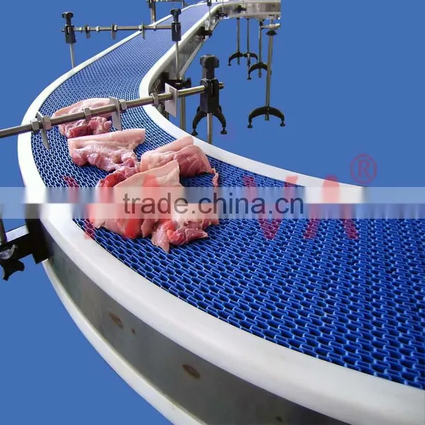 180 Degree Modular Conveyor / Modular Plastic Conveyor Belt Line photo-6