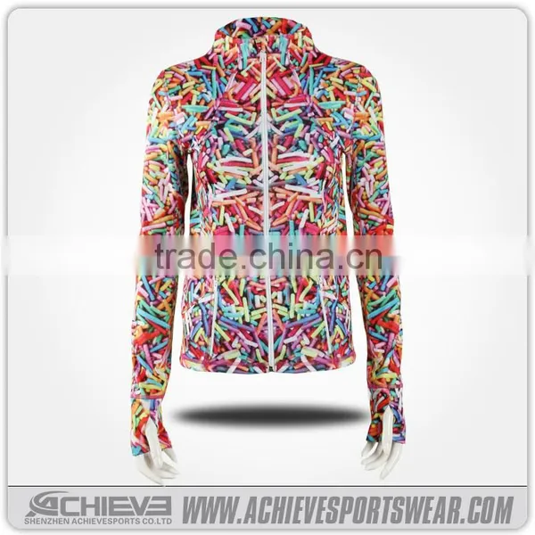 Custom 2016 Hot Sale Yoga Ladies Jerseys Sublimatiion Printing Sport Yoga Wear photo-4