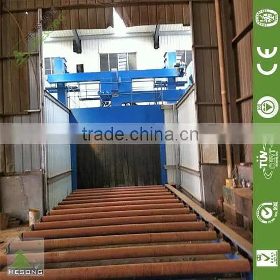 Wecomed By BuyersHigh Quality H Beam Shot Blasting Rust Removal Machine photo-4
