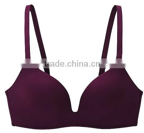2014 New Arrival Ladies Underwear Seamless Wireless Soft Comfortable Bra photo-3