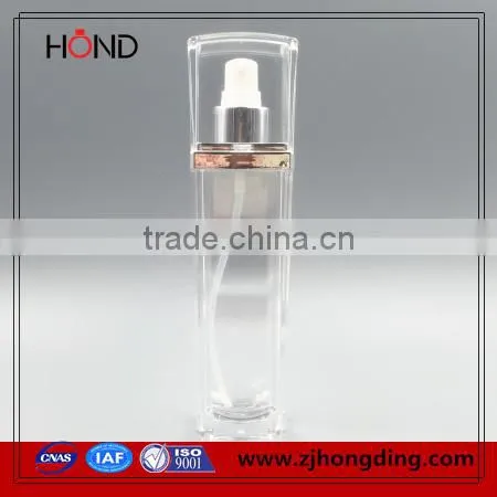 Hotsale Acrylic Bottle Transparent 30ml 50ml 80ml 120ml Capacity Bottles Acrylic Cosmetic Bottle Luxury Cosmetic Containers