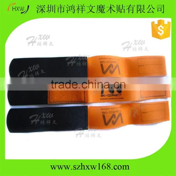 Racing Snow Sports Nylon Ski Gear Rubber Straps