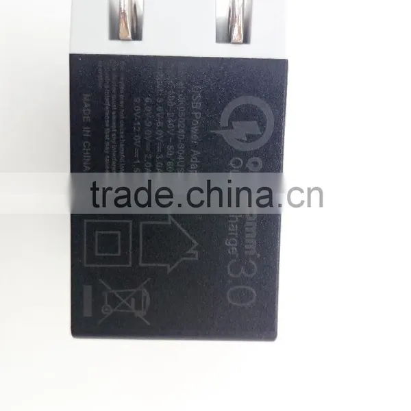 QC3.0 3.6v-6v 3a 6v-9v 2a 9v-12v 1.5a Usb Power Adapter With ul Fcc photo-4