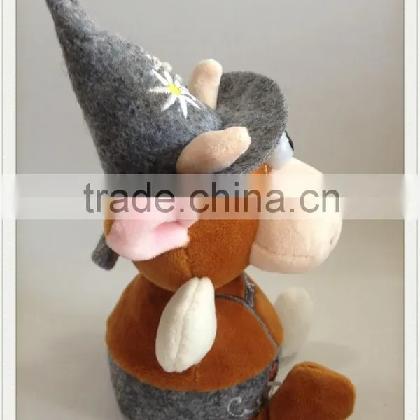 Wholesale Animated Plush Cow Voice Recording Toys photo-2