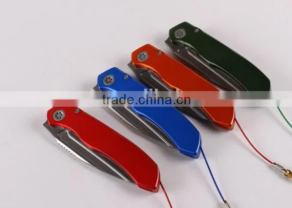 OEM Folding Knife With D2 Blade and Titanium Alloy Handle photo-3