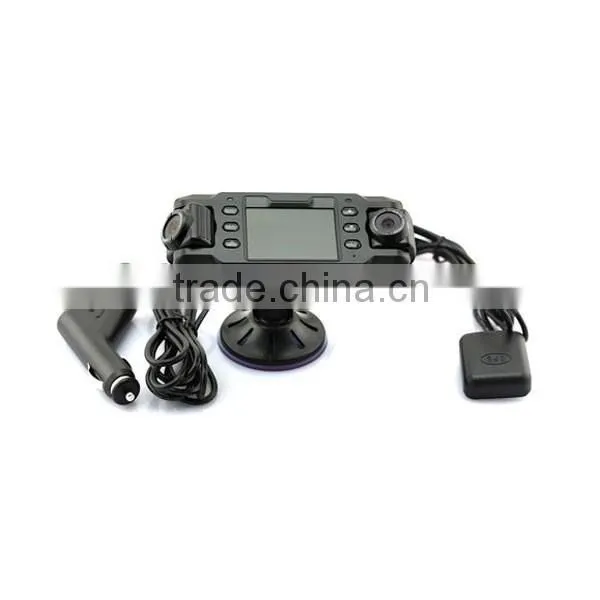 Dual Lens Car Camera X8000 With GPS Tracking Two Lens Vehicle DVR Dash Cam Recorder GPS G-sensor CA365 DVRs Full HD 1080P photo-2