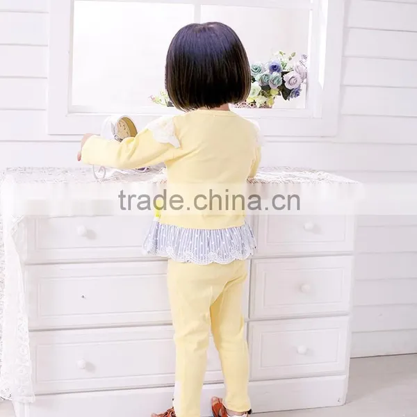 Baby Girls Fall Suit Long Sleeve New Design With Appliqued photo-6